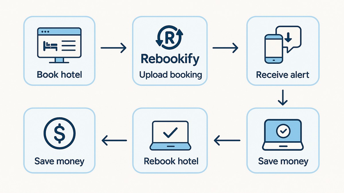 From Booking to Re-Booking: A Step-by-Step Travel Hack Using Rebookify