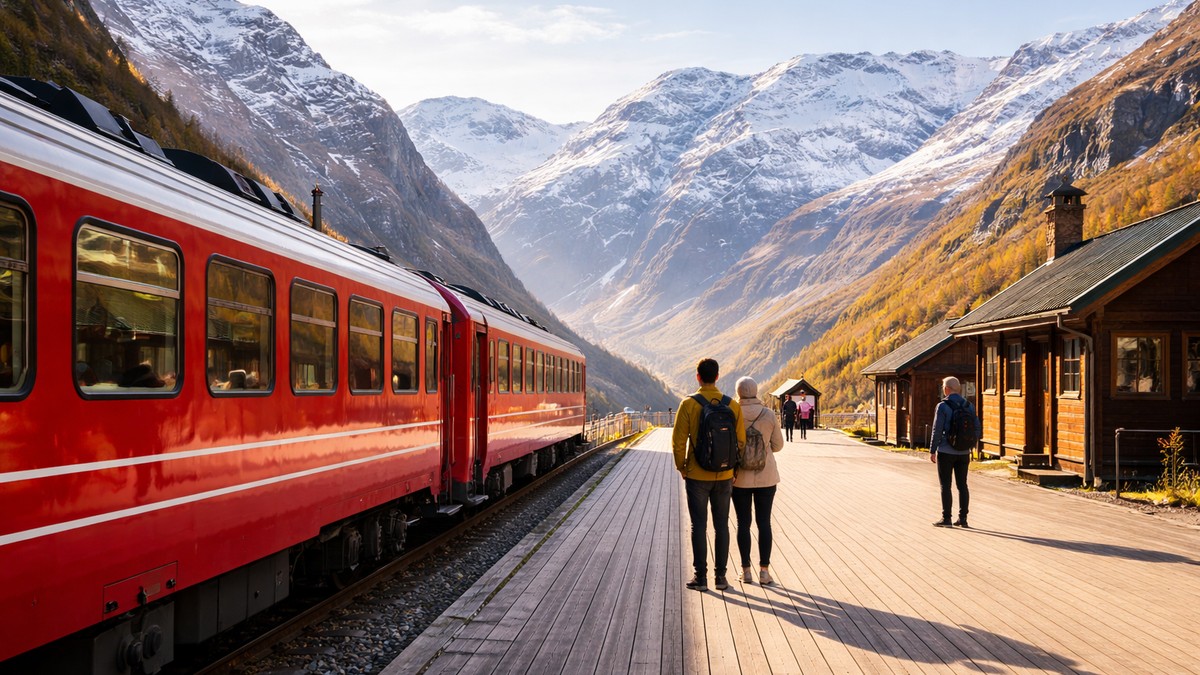 The Most Scenic Train Stops in Norway