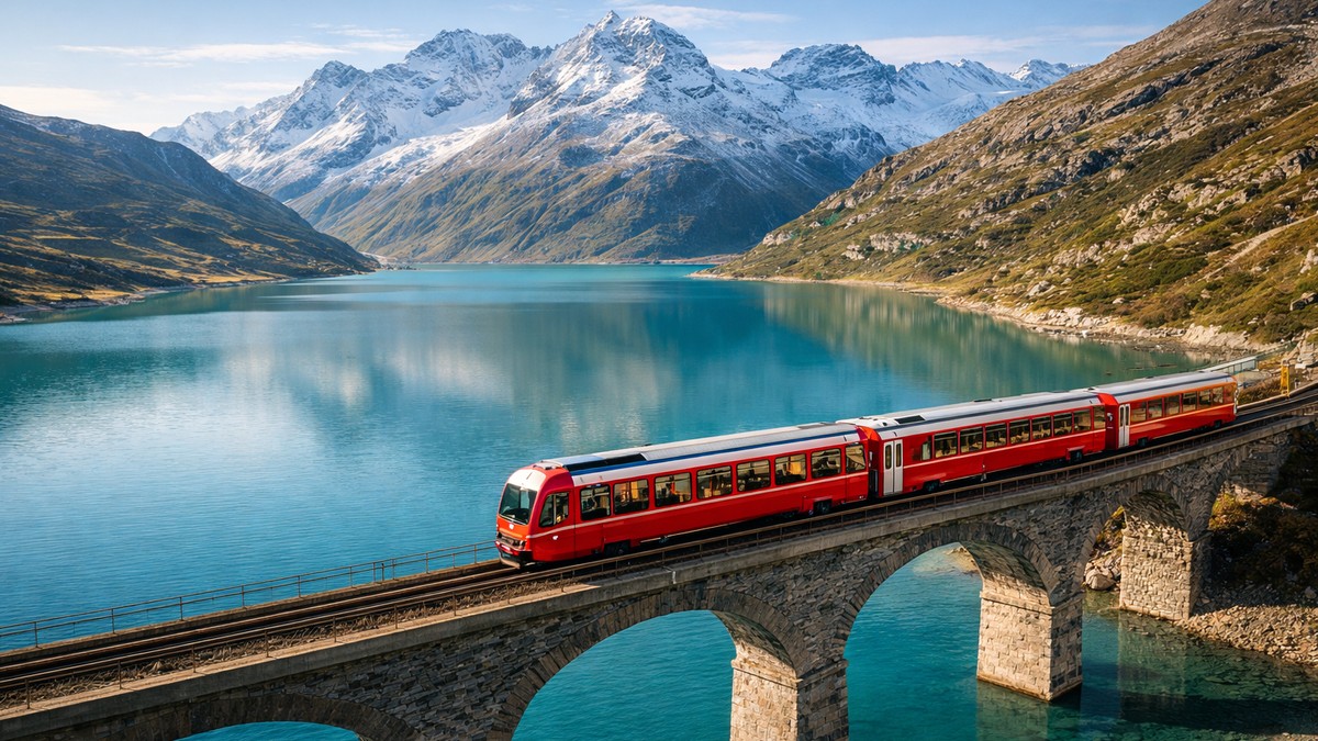 A Train Based Itinerary Through Switzerland