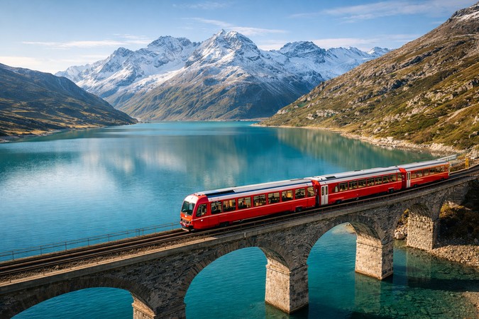 A Train Based Itinerary Through Switzerland
