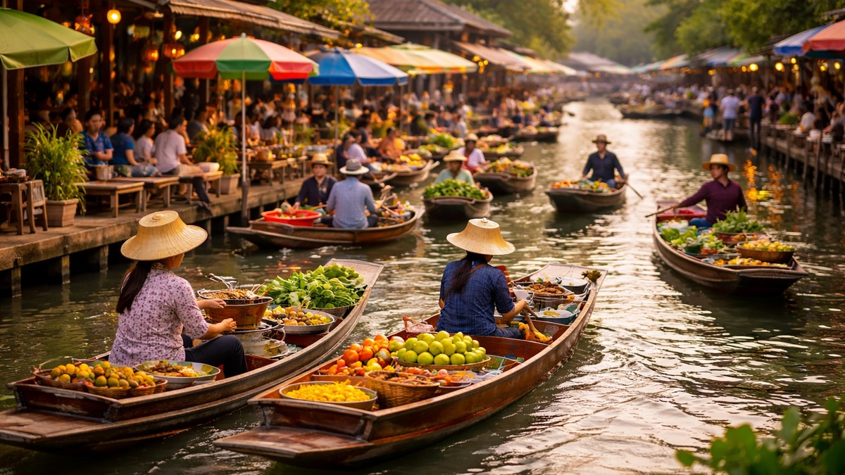 Cities Built Around Water: Canals, Riverwalks, Floating Markets