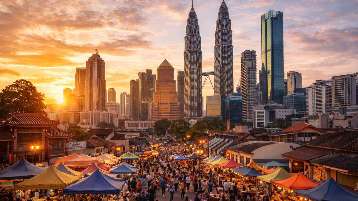 Kuala Lumpur Between Tradition and Skyscrapers