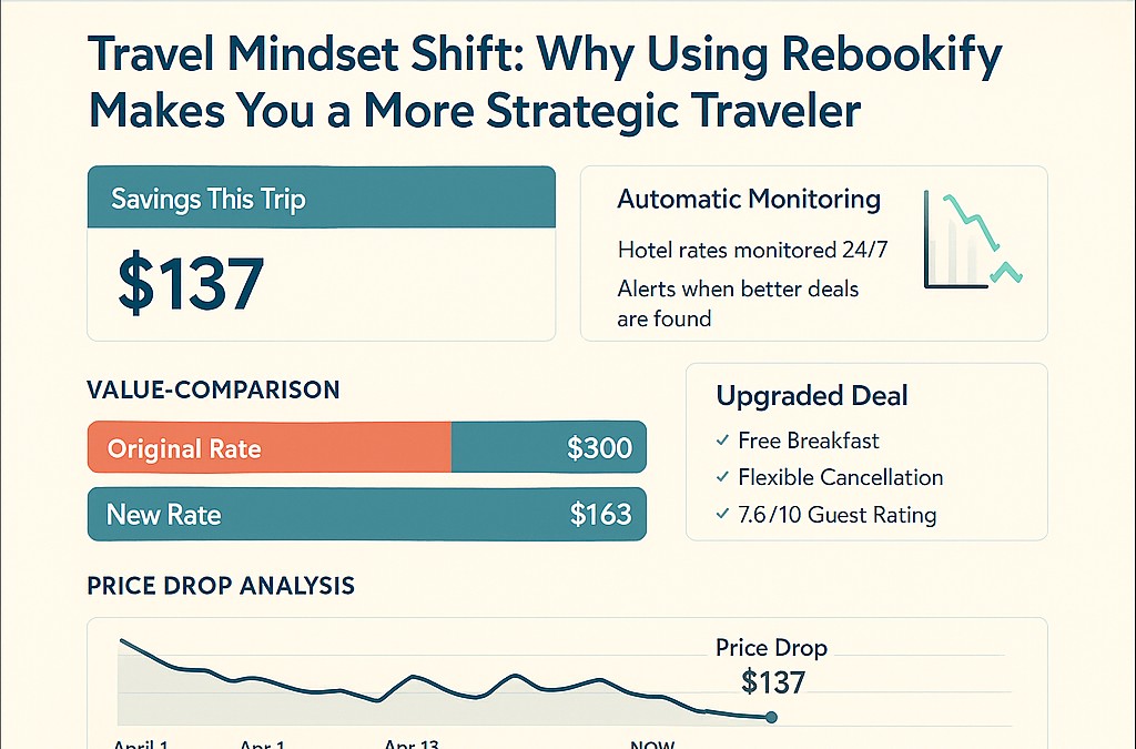 Travel Mindset Shift: Why Using Rebookify Makes You a More Strategic Traveler