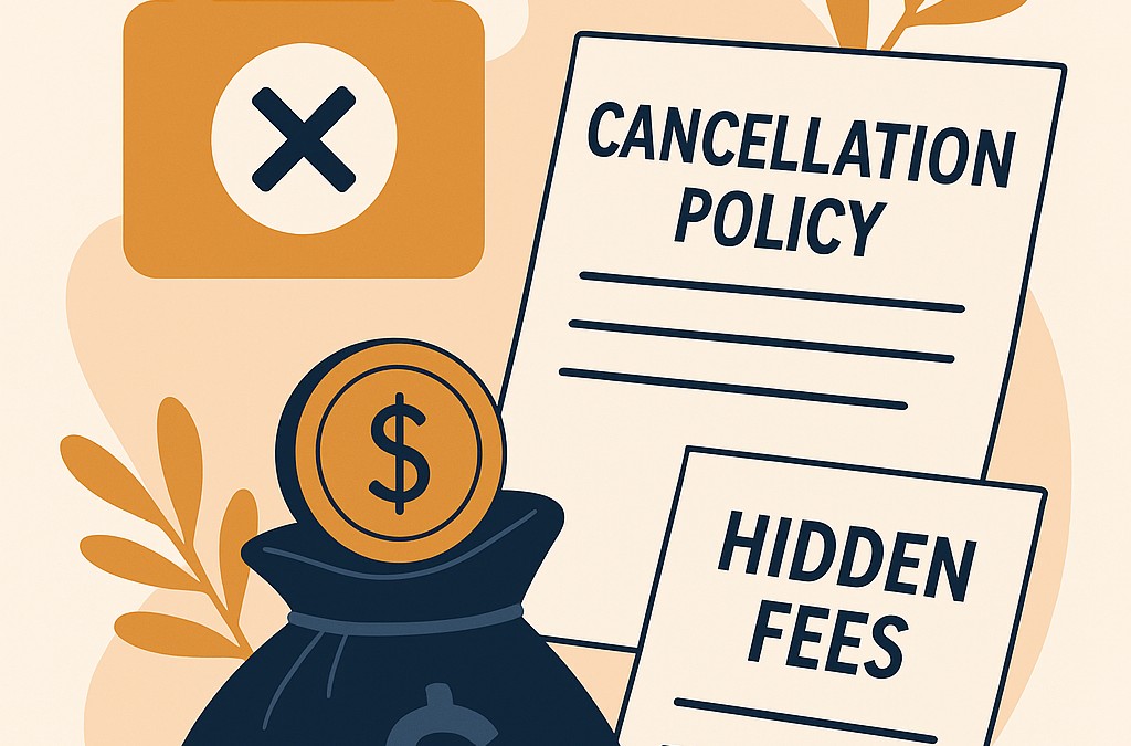Understanding Cancellation Policies and Hidden Fees