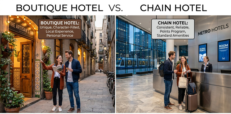 Boutique Hotel vs Chain Hotel Which Offers Better Value